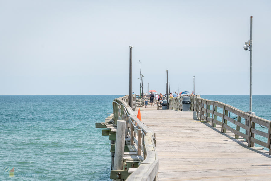 Walking the boards of the Avon Fishing Pier