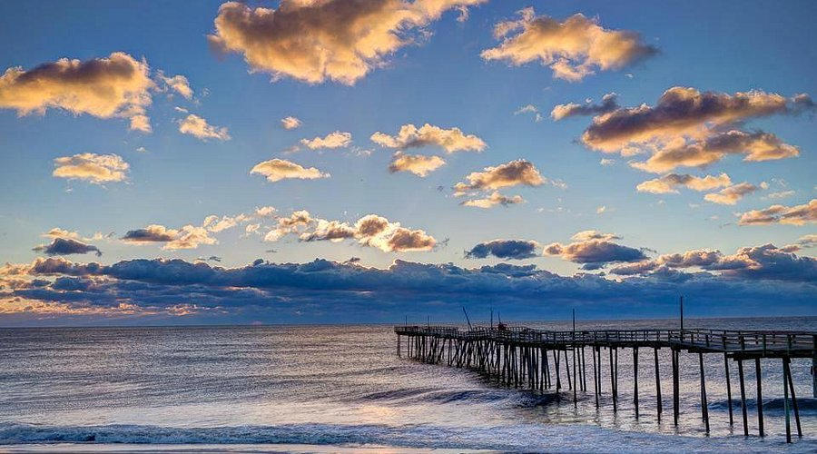 Avon Fishing Pier at sunset, Hatteras Island