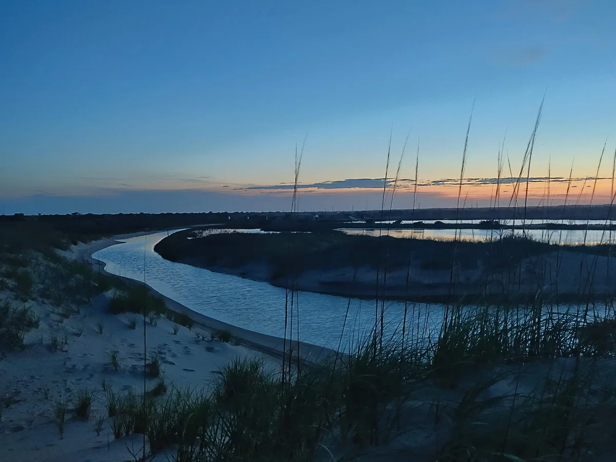 Sunrise view from north of Ramp 43 in Buxton, NC