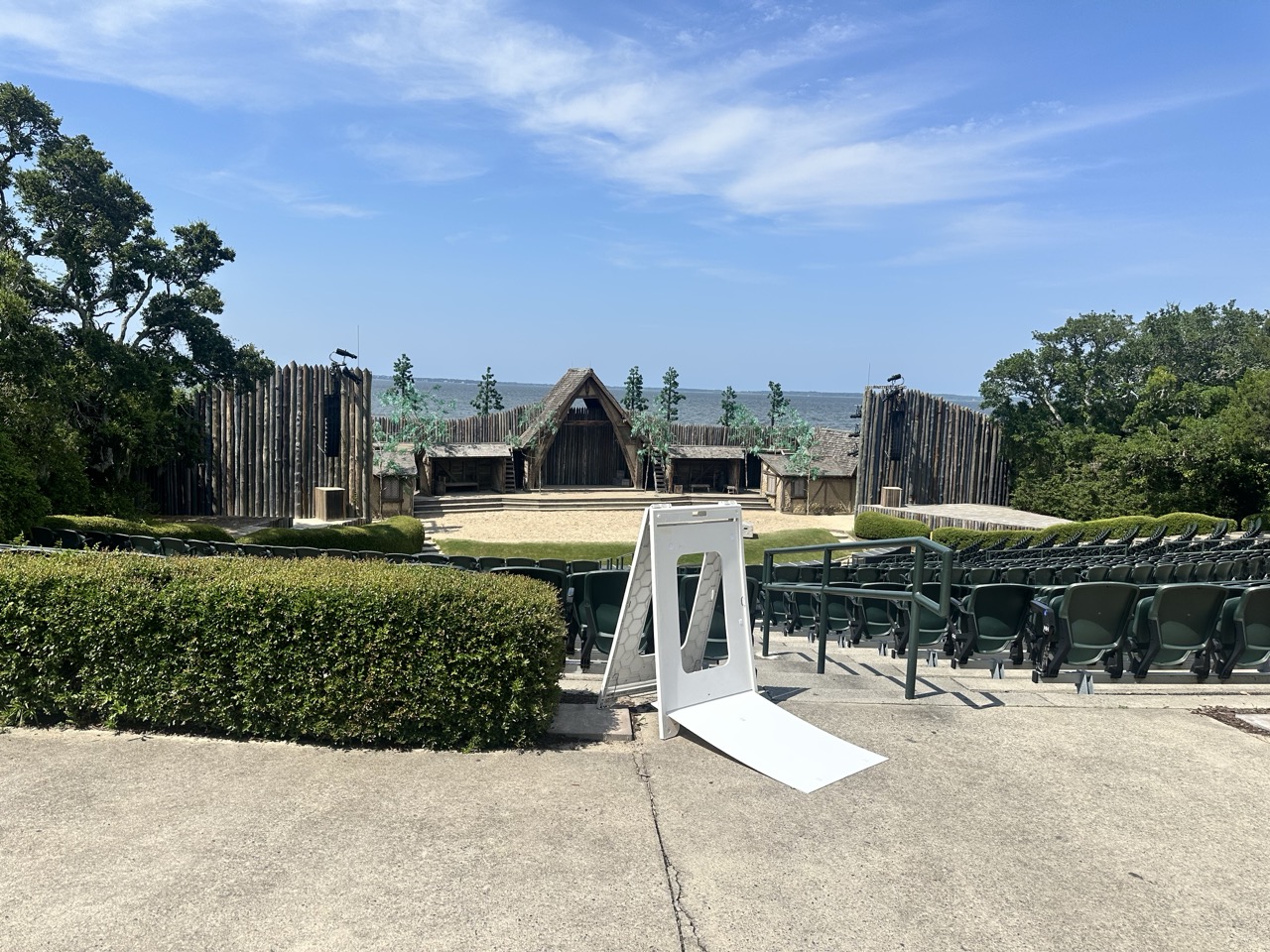 The Waterside Theatre at Fort Raleigh, home of The Lost Colony outdoor drama near Manteo