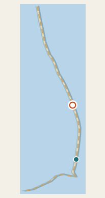 Map pin at Basnight Bridge