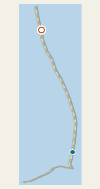 Map pin at Corolla Light Resort